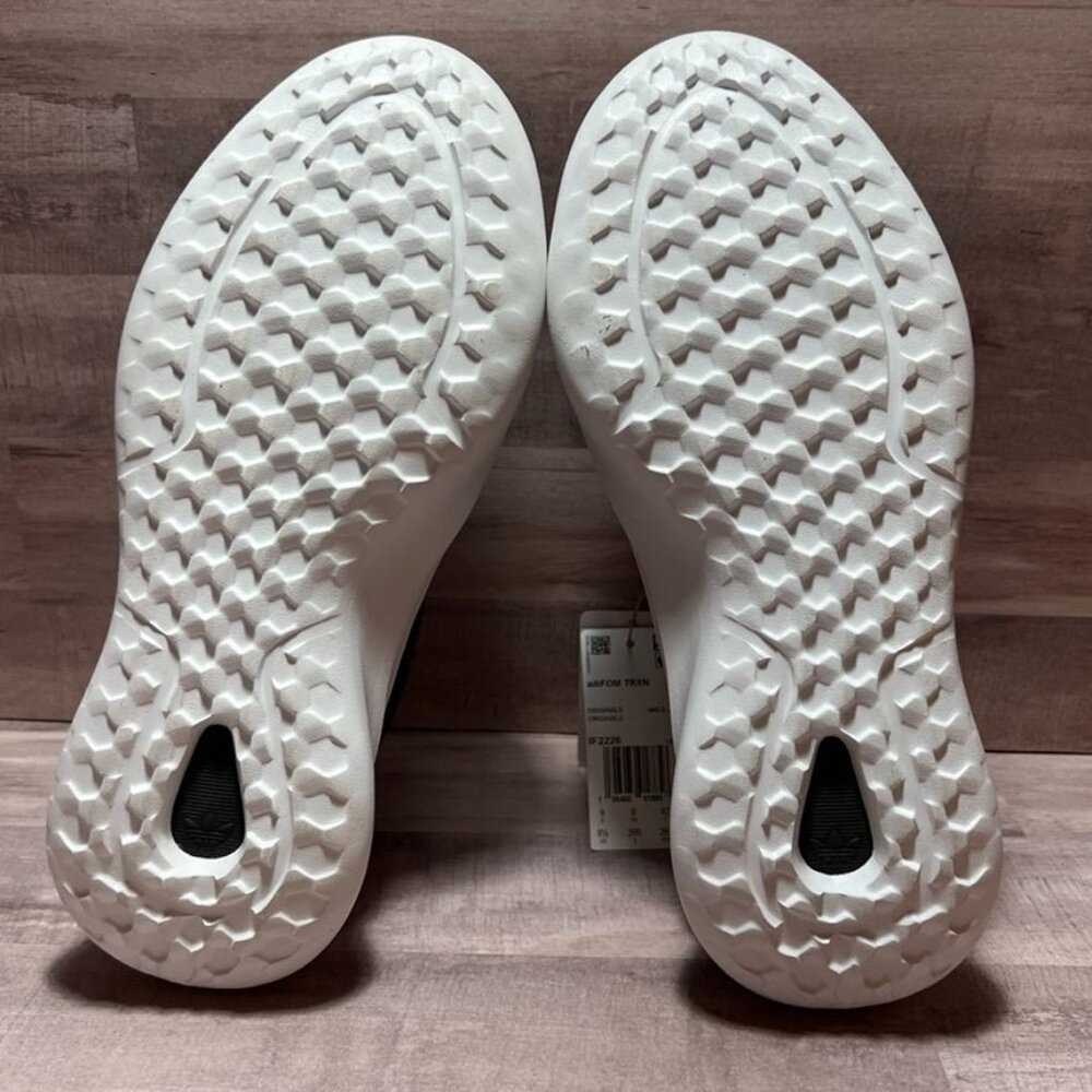 Adidas Originals AdiFOM TRXN Mens Black White Lace Up Platform Sneakers Size 8.5 - Picture 8 of 11